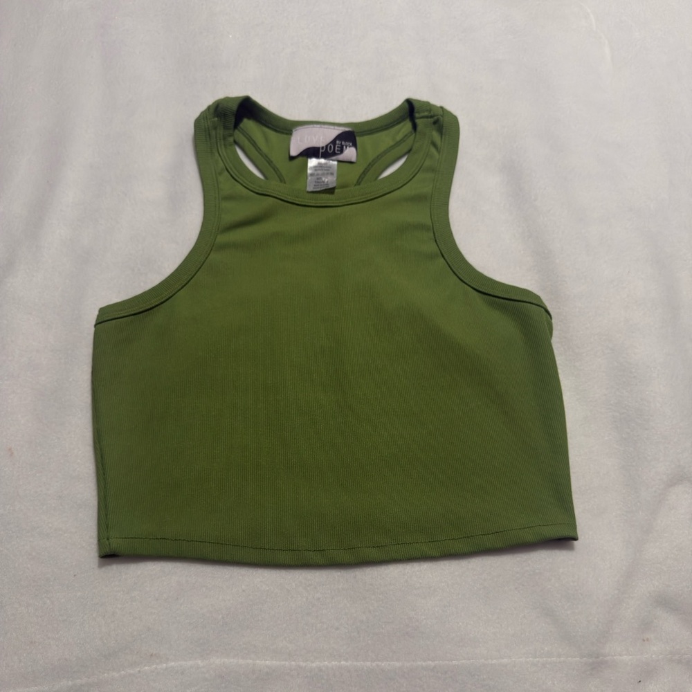 Green Crop Top
